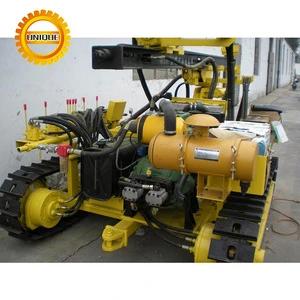 Top hamer drill rig drive drilling system surface rock machine