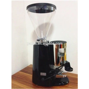 Top Popular Commercial stainless steel manual electric coffee grinder with burr/coffee machine