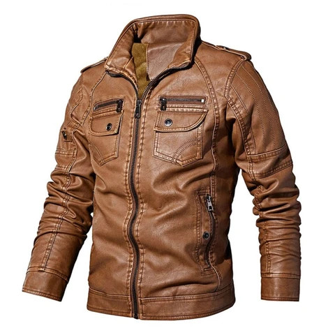 Top Selling Men Stylish Leather Jacket Different Colors Available In Best Price Leather Mens Jackets