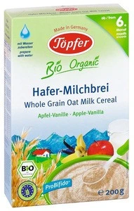 Topfer Organic Baby Cereal - Apple Vanilla
