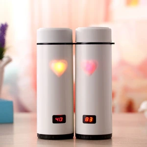 Touch Sensing LED Vacuum Cup Flask with Temperature Display