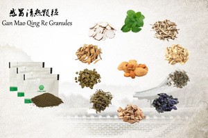 Traditional Chinese Medicine Ganmao QingRe Formula Granules for treating common cold and headache and fever