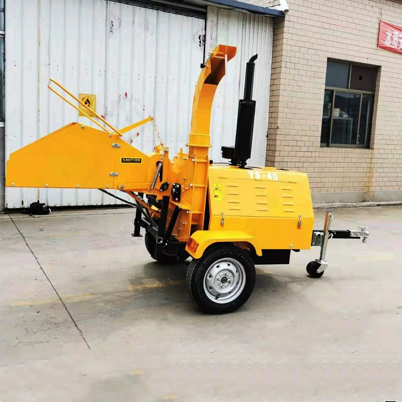 Trailer Wood Chipper with 40hp Engine