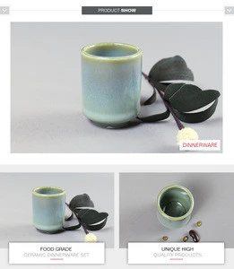 Transmutation glaze table decoration accessories porcelain toothpick holder for sale