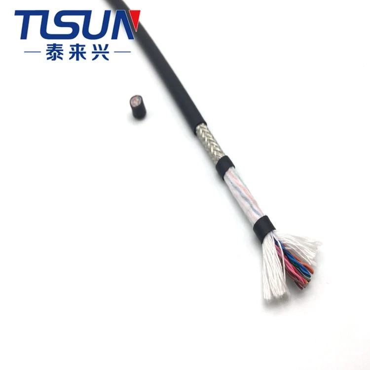 TRVSP 10X2X0.2mm2 High Flexible Control Cable Transmission Interference  Free Cable