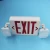 Import Twin spot red exit sign with emergency light from China
