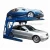 Import Two post car parking lift 2 post smart auto parking system Hydraulic double level parking equipment from China