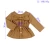 Import TZ-268-YXL wholesale boutique long sleeves blouses baby girl front bow with button dress shirt for kids baby girls&#x27; blouse from China