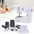 UCHOME 12 Stitches Mini Sewing Machine 505A Portable Knitting Machine Multifunction Electric Replaceable Presser Foot