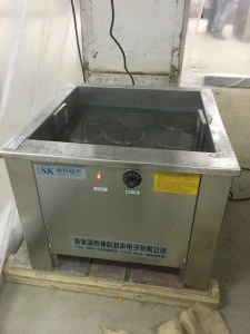 Ultrasonic cleaning equipment for fdy yarn machine spinneret