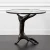Import Unique nordic coffee table glass top hand design beside table gold base glass side tables from China