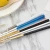 Unique Square Chopsticks Gold Plated Wedding Favors Japan Chopsticks