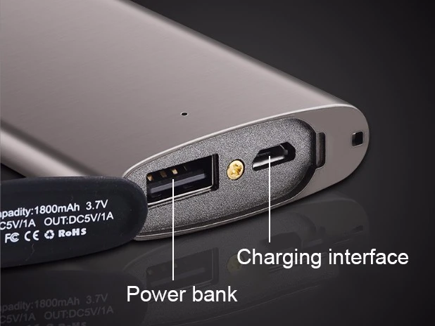 USB rechargeable power bank lighter,electric cigarette plasma lighter