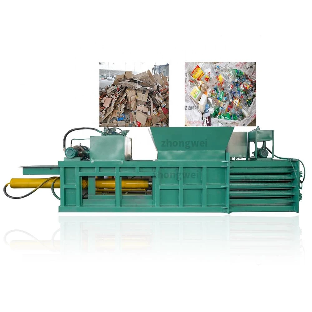 used material carton recycling machine industrial trash compactor