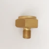 Vapor liquid or mass measurement of engine oil pressure sensor with brass housing material