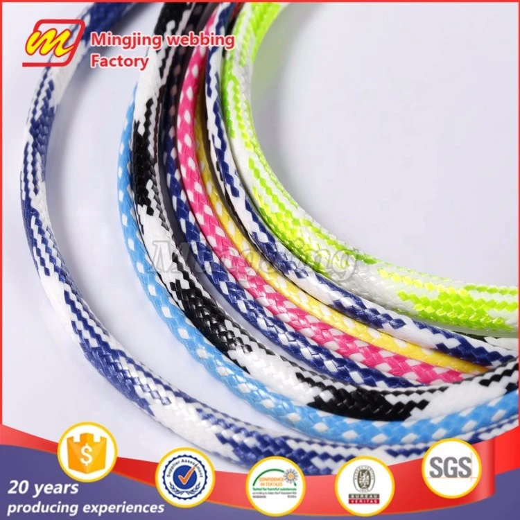 Various color polyester elastic round bungee cord