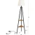Import VASAGLE Living Room Bedroom Metal Legs Rustic Antique Standing Reading Lamp Floor Lamp with LED Bulb Lamp Shade from China