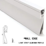 Wall edge light strip Aluminum profile