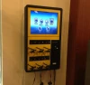 Wall Mount mobile phone charging kiosk public cell phone charging station wholesale with 14&quot; LED