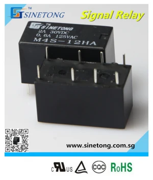 washable pcb type led relay miniature PCB 12V 2A Signal Relay