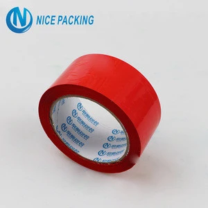 Water acrylic red bopp adhesive tape for carton or sealing