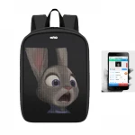 Waterproof LED Screen Display Wifi  Remote Control Advertising Walking Billboard DIY School LED Backpack