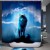 Import Waterproof OEM Custom Logo Printable Sublimation Blank Shower Curtain from China