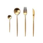 Wedding Stainless Steel Cutlery Set Rose Gold Color Luxury Design Flatware Set For Kitchen and Hotel Uses Wholesale in Bulk