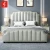 Import White high wood base luxury double beds modern from China