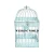 Import White Powder Coated Metal Wire Pet Bird Cages Exclusive Flower Designed Top Selling Direct Factory Price Metal Wire Bird Cage from India