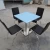 Import white stone tables and chairs for restaurant from China