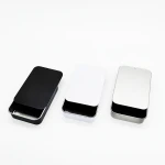 Wholesale 3 Colored Plain Pill Gum Mint Candy Slide Top Metal Tin Box