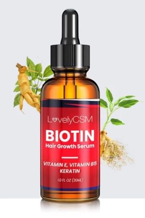 Wholesale anti hair loss care repairing serum ginger oil serum hair regrowth serum vitamin b5 biotin hair growth oil for men