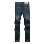Wholesale Back Pocket Embroidery Republic Gasoline Denim Men Jeans
