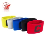 Wholesale captain arm band 3mm thickness neoprene football bracelet band soccer shin guard band