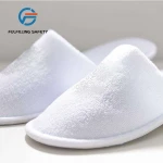 wholesale cheap lightweight slippers for hotel guests velvet slipper Nonwoven disposable bathroom slippers