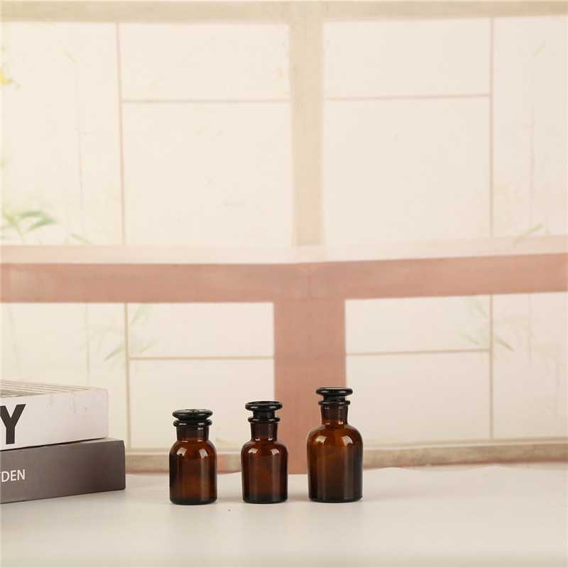 Buy Wholesale Clear Amber Glass Apothecary Bottle Pharmacy Reagent ...