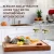 Import Wholesale Custom Food Grade Extra Large Kitchen Organic Natural Bamboo Chopping Cutting Board with Juice Groove from China