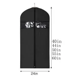 wholesale custom logo zipper foldable dust proof clothing cover suit storage bag travel garment bag