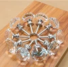 wholesale diamond shape crystal handle knob furniture handles