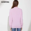 Wholesale Fashion New Style Women Knit Sweater Pink Wool Woman Sweater