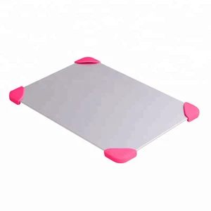 Wholesale Fast Meat Defrosting Tray/Metal Rapid Defrosting Tray With Anti-slip Silicone Border, Frozen Food Faster