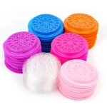 Wholesale Glue Gasket PVC Eyelash glue holder Adhesive Pallet Eyelash Extension glue pads stand on eyelash plastic makeup tools