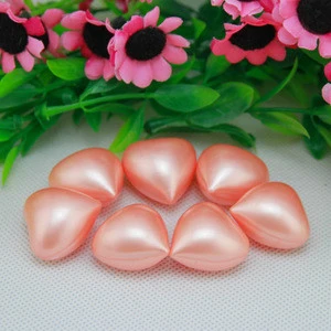 wholesale heart shaped bath oil beads oil capsule with rose scentsheart shape bath beads / pearls----193012