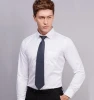 wholesale high quality easy long sleeve white bank uniforms shirts