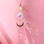 Wholesale  high quartz  k9 crystal sun catcher  crystal sun catchers hanging suncatche for decoration