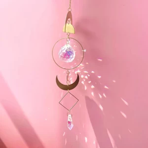 Wholesale  high quartz  k9 crystal sun catcher  crystal sun catchers hanging suncatche for decoration