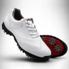 Wholesale Microfiber Leather Girls Golf Shoes Waterproof Professional Non-slip White Golf Shoes For Womens