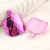 Import Wholesale nail supplies rose red sticker metal shiny full cover fake toe nails tips from China