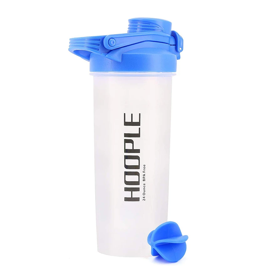 Wholesale popular Bpa Free Gym Plastic manual PP protein gym protein salt shaker bottle plastic with oem private label